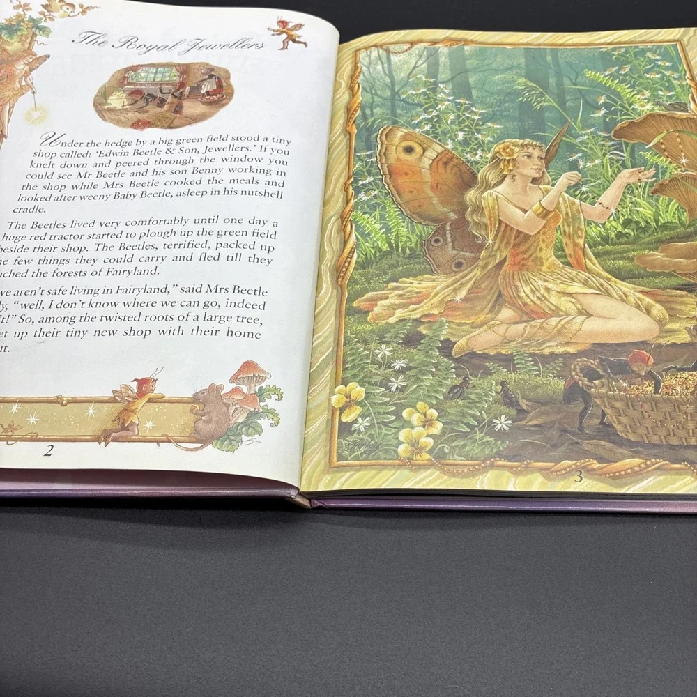 Shirley Barber's Fairy Collection Book & CD Hardcover Bedtime Stories Enchanted
